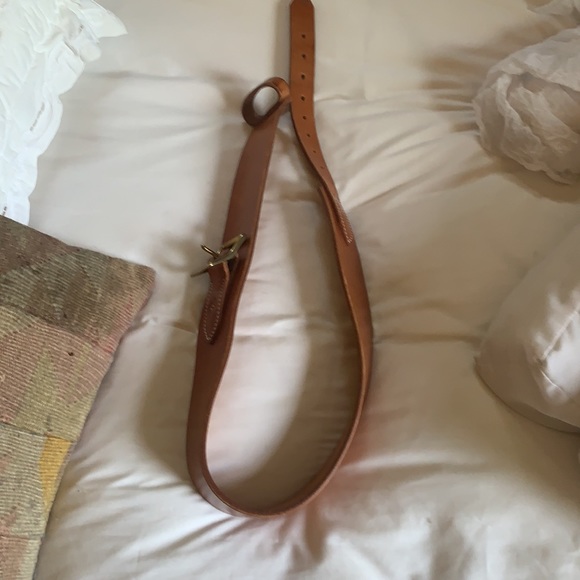 Tan leather belt main image 4